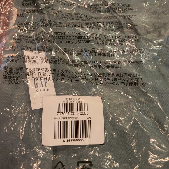 **NEW WITH TAGS** Gap Kids Girls Sage Green Graphic Tee - Size XXL (14/16) - Picture 4 of 6